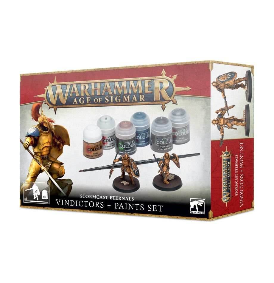 Warhammer: Stormcast Eternals Vindictors - Paint + Tools Set - 
