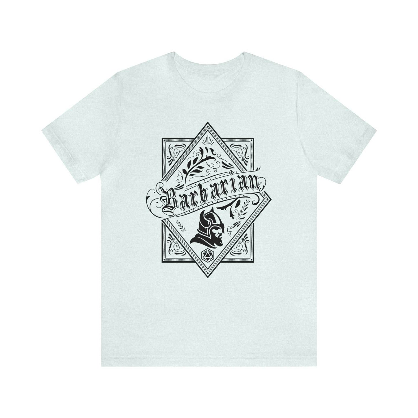 Barbarian Class Shirt - Heather Ice Blue / S