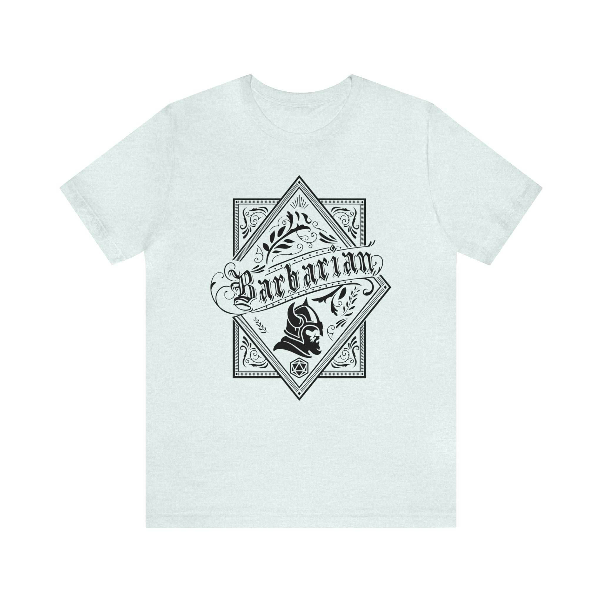 Barbarian Class Shirt - Heather Ice Blue / S