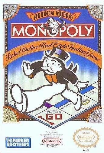 Monopoly (Nintendo NES) - Game Manual Only