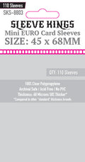 Sleeve Kings Mini Euro Card Sleeves (45x68mm) - 110 Pack, -SKS-8803
