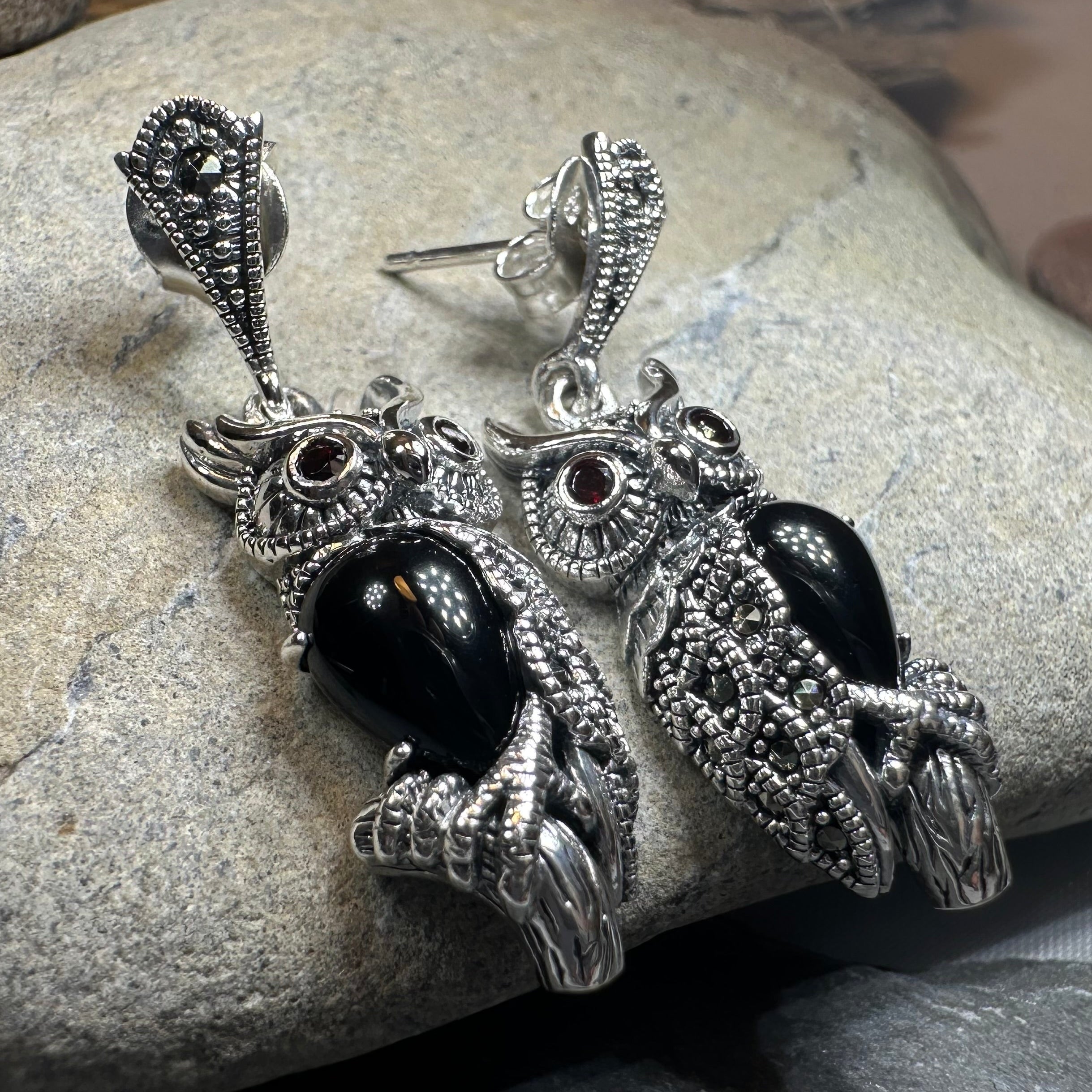 Marcasite Bee Earrings