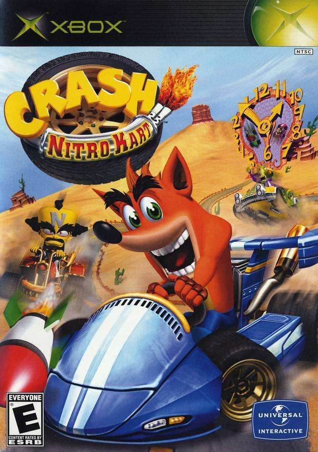 Crash Nitro Kart (Xbox) - Game Manual Only