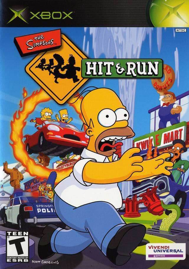 The Simpsons Hit & Run (Xbox) - Game Manual Only