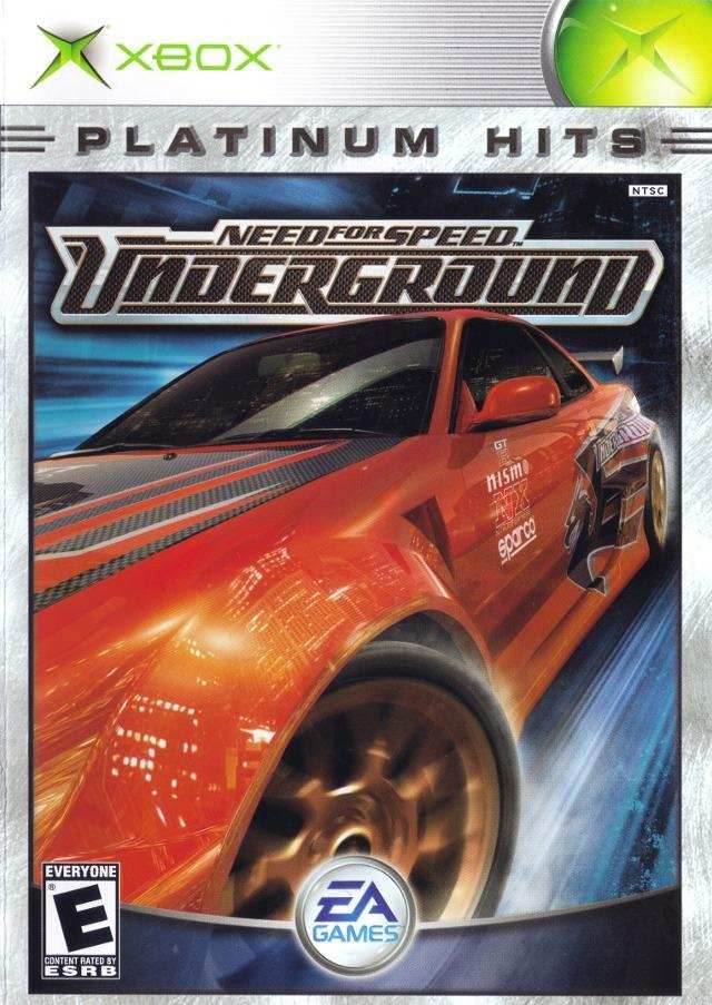 Need For Speed: Underground (Platinum Hits) (Xbox) - Game Manual Only