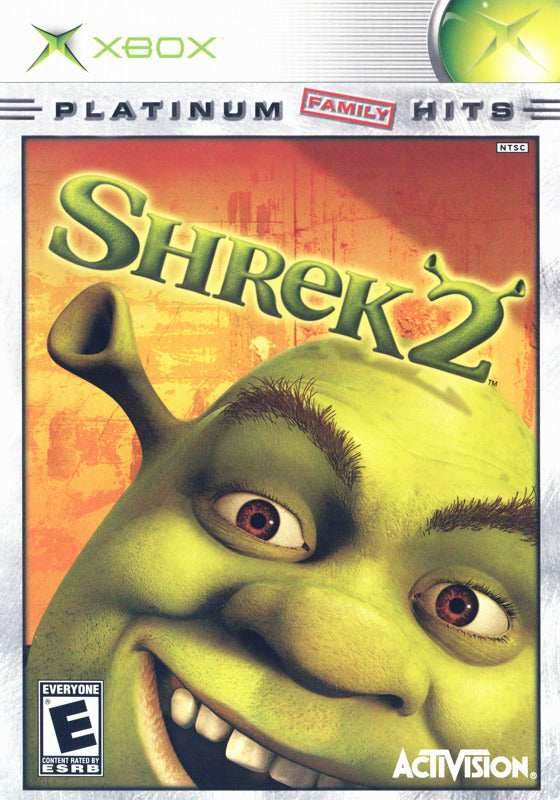 Shrek 2 (Platinum Hits) (Xbox) - Game Manual Only