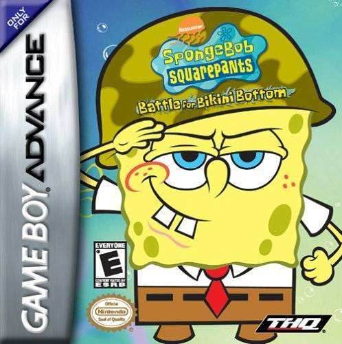 SpongeBob SquarePants Battle for Bikini Bottom (Gameboy Advance) - Game Manual Only