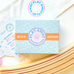 Play Away Mahjong Cards: Beach Edition - Deck + Racks + Rack Bag + First Lines