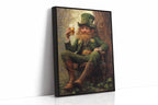 Lucky Leprechaun: Irish Folklore Canvas Wall Art