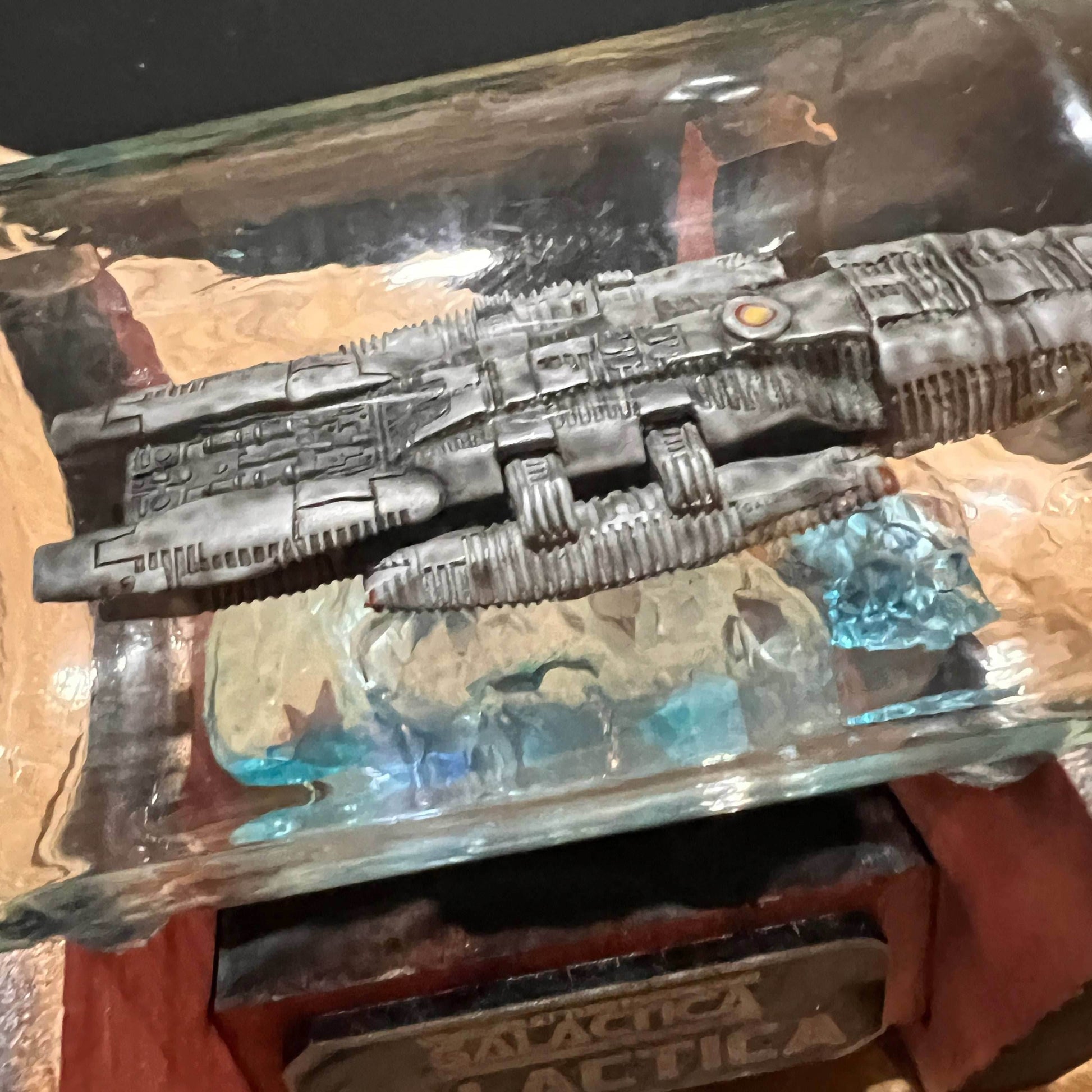 Battlestar Galactica Starship in a Beer Bottle - 