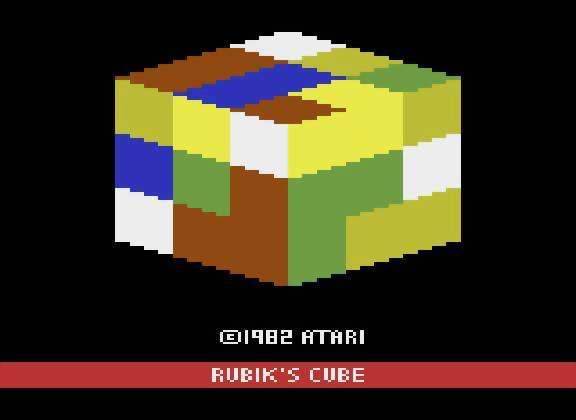 Rubik's Cube (Atari 2600) - Game Manual Only