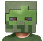 Zombie Minecraft Costume Half Mask Child Size