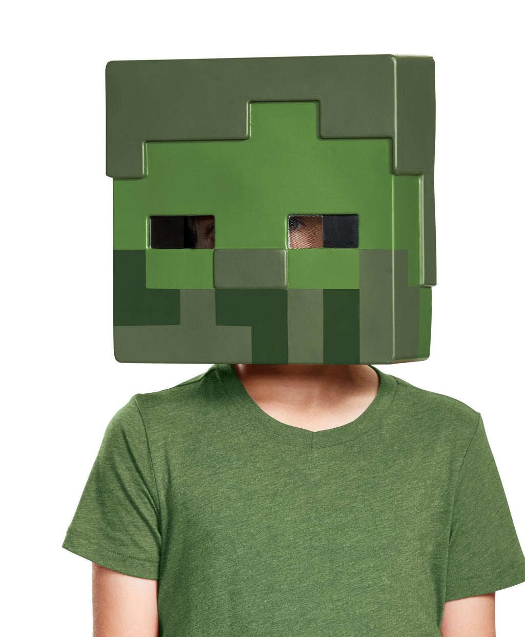 Zombie Minecraft Costume Half Mask Child Size