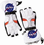 White NASA Astronaut Gloves Boys Large