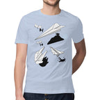 Paper Wars - Mens / Powder Blue / S