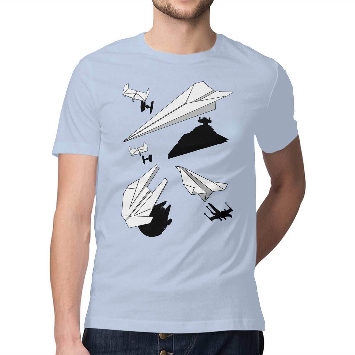Paper Wars - Mens / Powder Blue / S