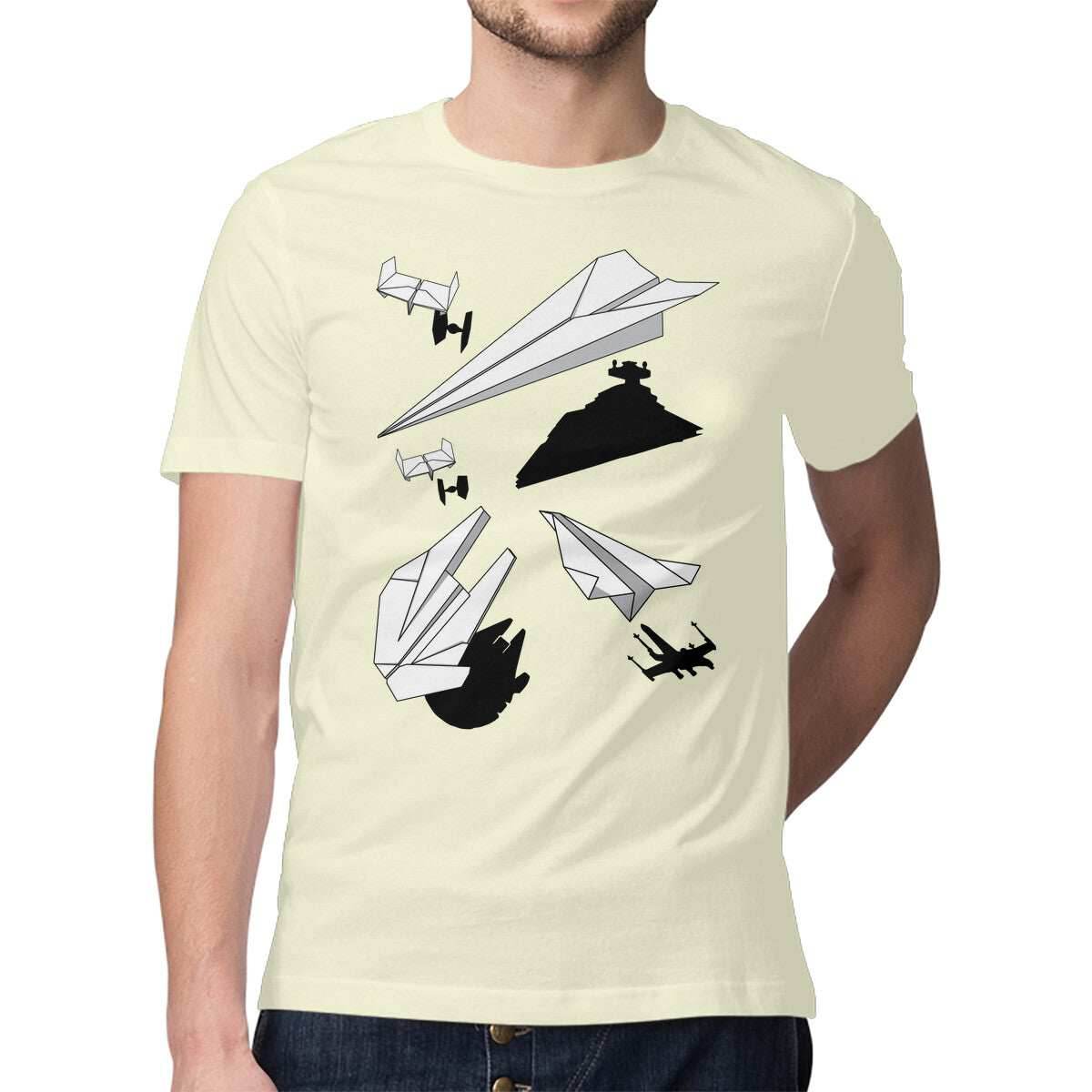 Paper Wars - Mens / Cream / S