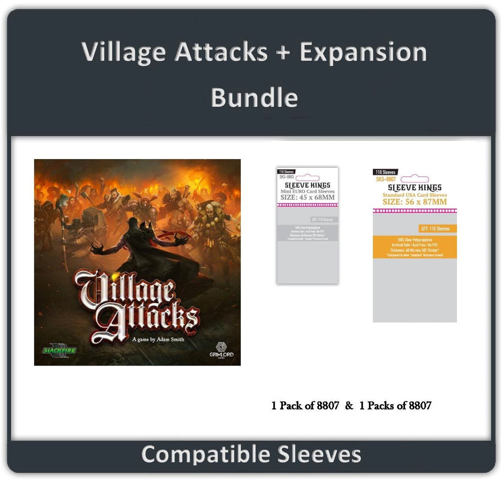 "Village Attacks + Expansion Compatible Sleeve Bundle (8803 X 1 + 8807 X 1)