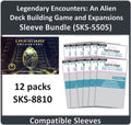 "Legendary Encounters: An Alien Deck Building Game" + Expansion Compatible Sleeve Bundle (8810 X 12)