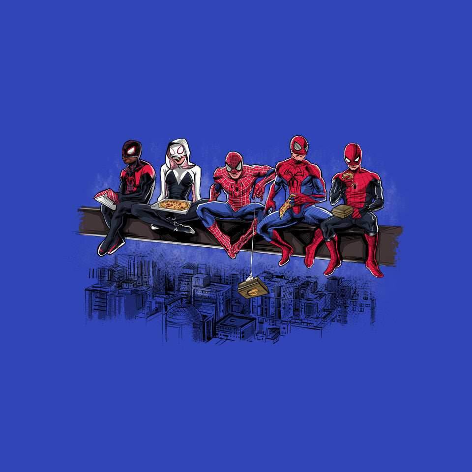 Spider Lunch - None / Charcoal / 13x13