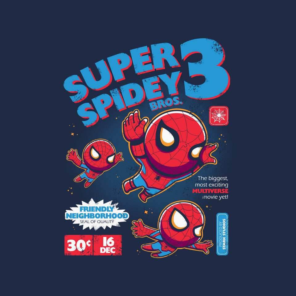 Super Spidey Bros - None / Black / 3x3