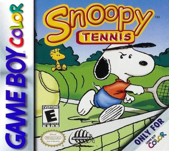 Snoopy Tennis (Gameboy Color) - Game Manual Only