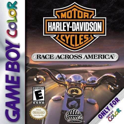 Harley Davidson: Race Across America (Gameboy Color) - Game Manual Only
