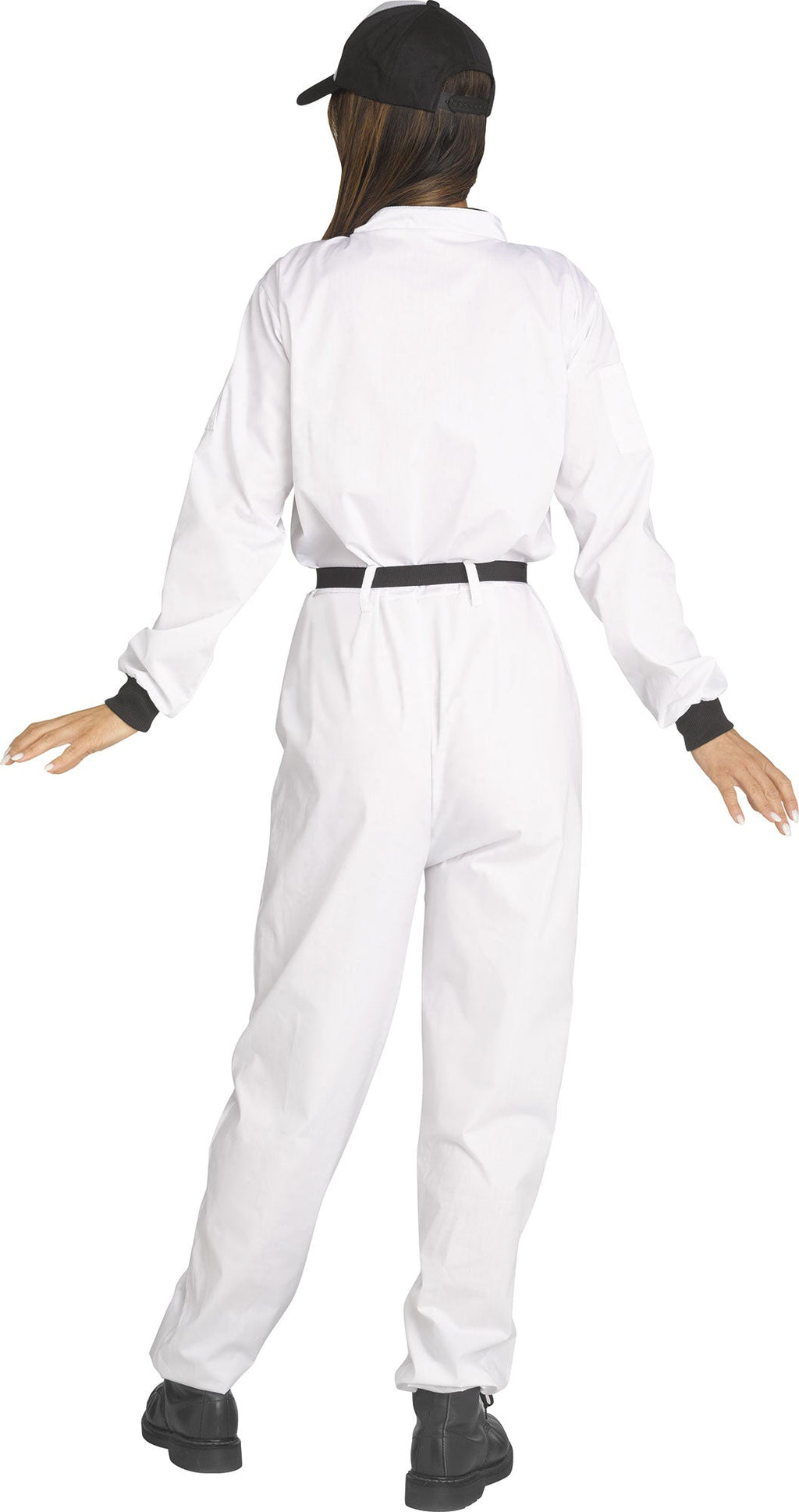 Astronaut NASA White Jumpsuit Adult Costume Large 12-14