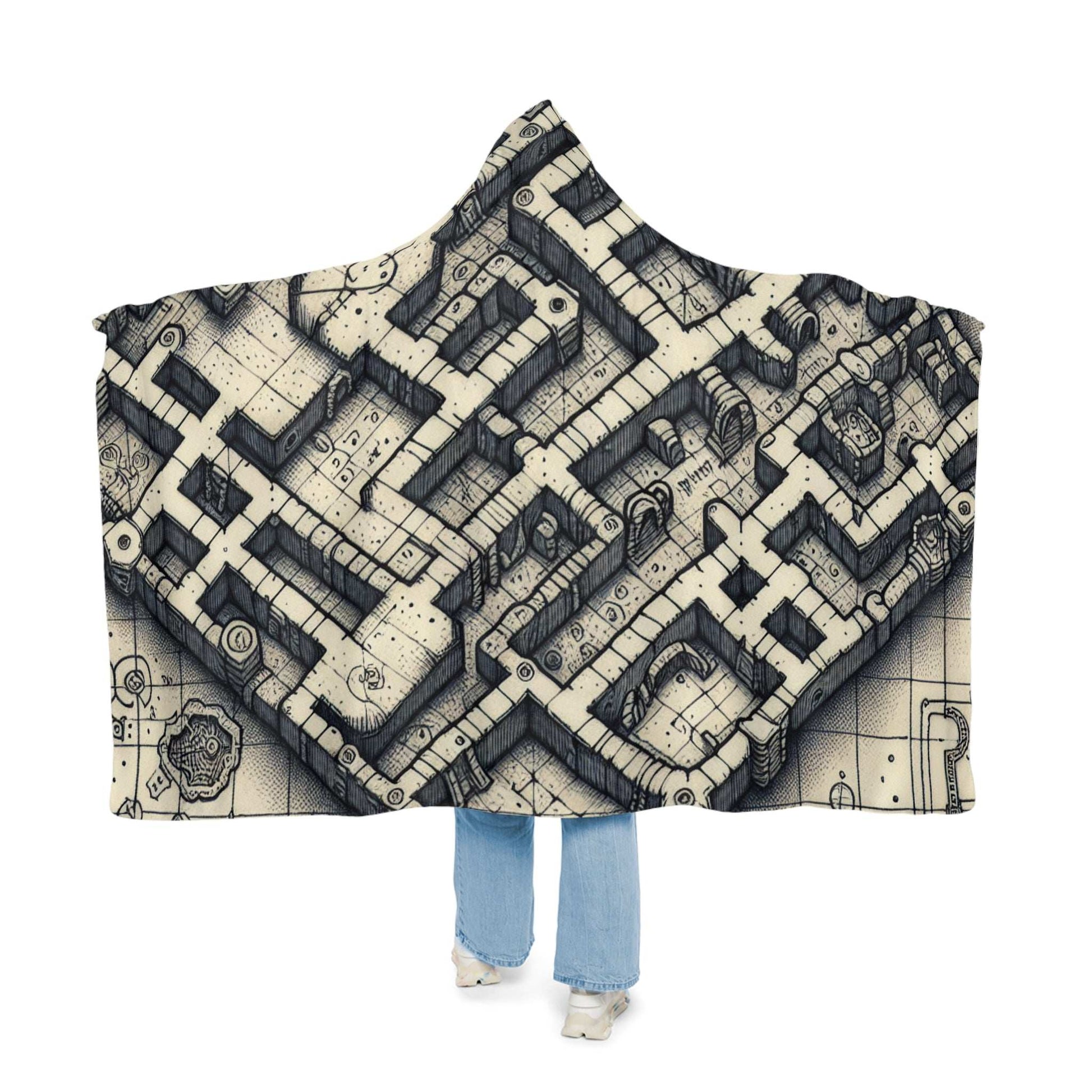 Dungeon map Snuggle Blanket - 
