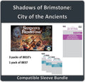"Shadows of Brimstone: City of the Ancients" Compatible Sleeve Bundle (8810 X 3 + 8837 X 1)
