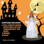 Heavenly Angel Light Up Adult Women's Costume X-Large 16-18