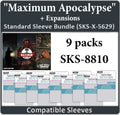 "Maximum Apocalypse + Expansions" Compatible Sleeve Bundle (8810 X 9)