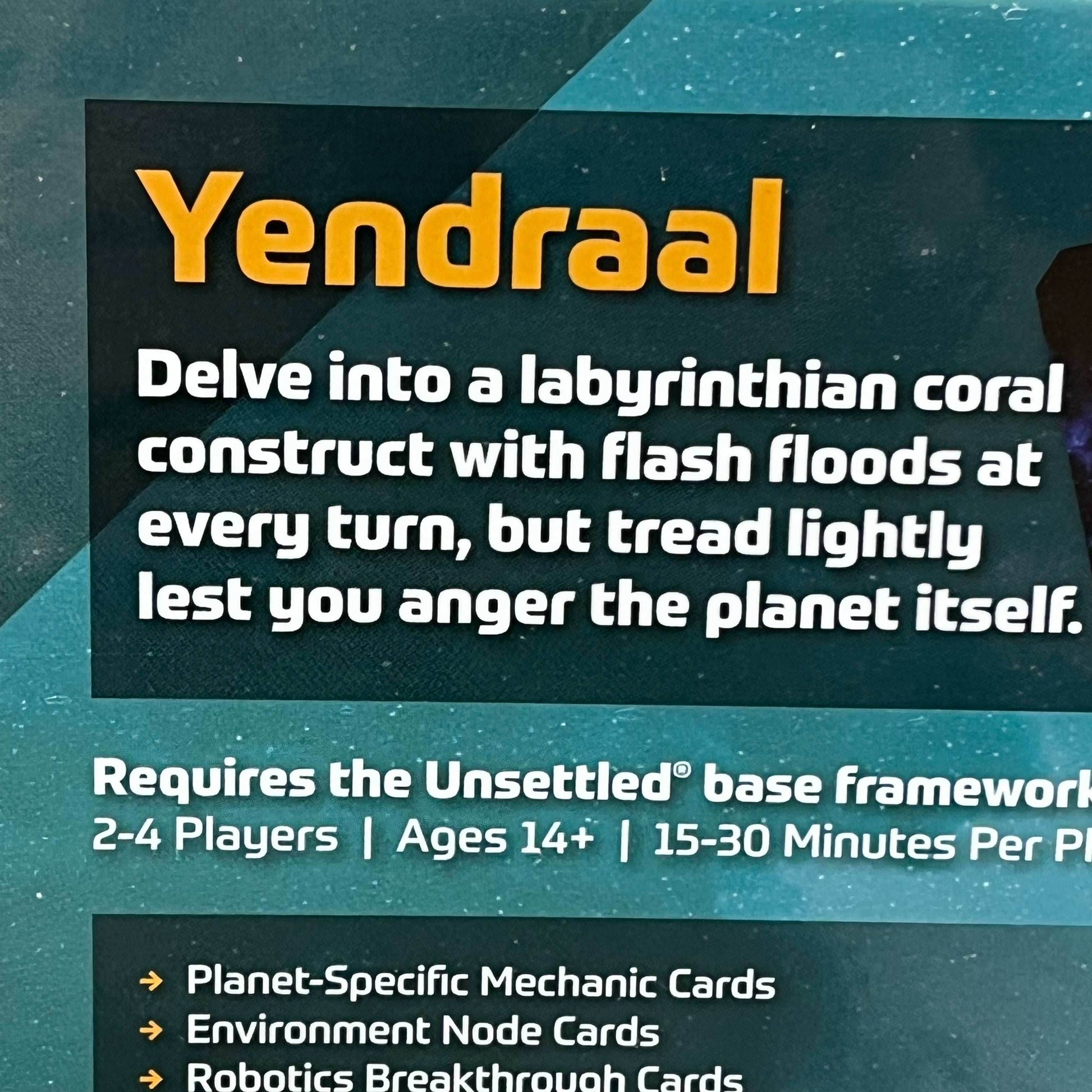 ORANGE NEBULA Unsettled Planet 004 Yendraal Card Game 2-4 Players 14+Age ONB0204 - 