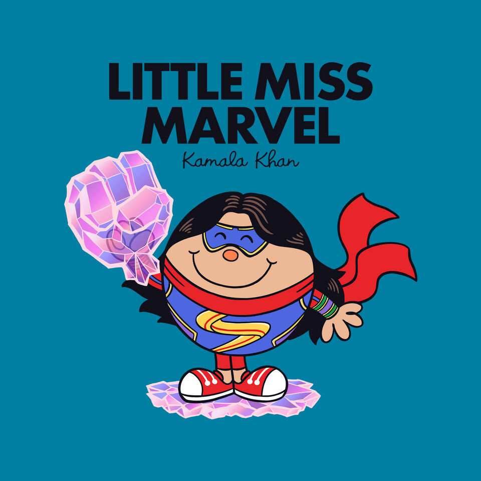 Little Miss Marvel - None / White / 12x16