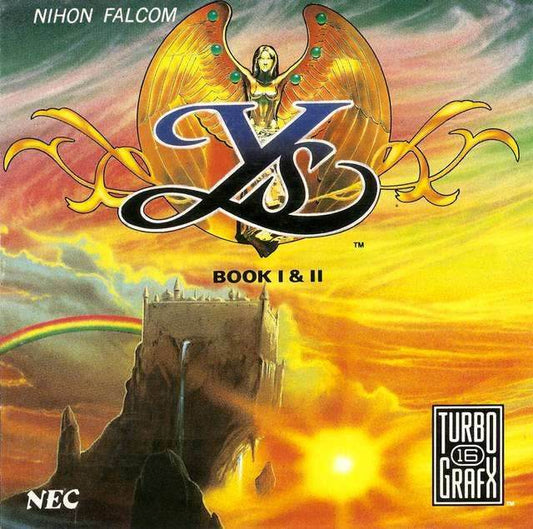 Ys Books I & II [Super CD] (TurboGrafx-16) - Game Manual Only