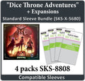 "Dice Throne Adventures" + Expansions Compatible Sleeve Bundle (8808 x 4)