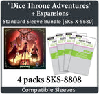 "Dice Throne Adventures" + Expansions Compatible Sleeve Bundle (8808 x 4)