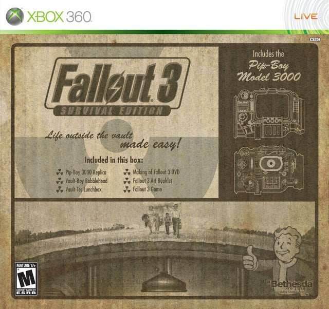 Fallout 3: Survival Edition (Xbox 360) - Game Manual Only