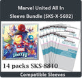 "Marvel United" All-In Compatible Sleeve Bundle (8810 X 14)