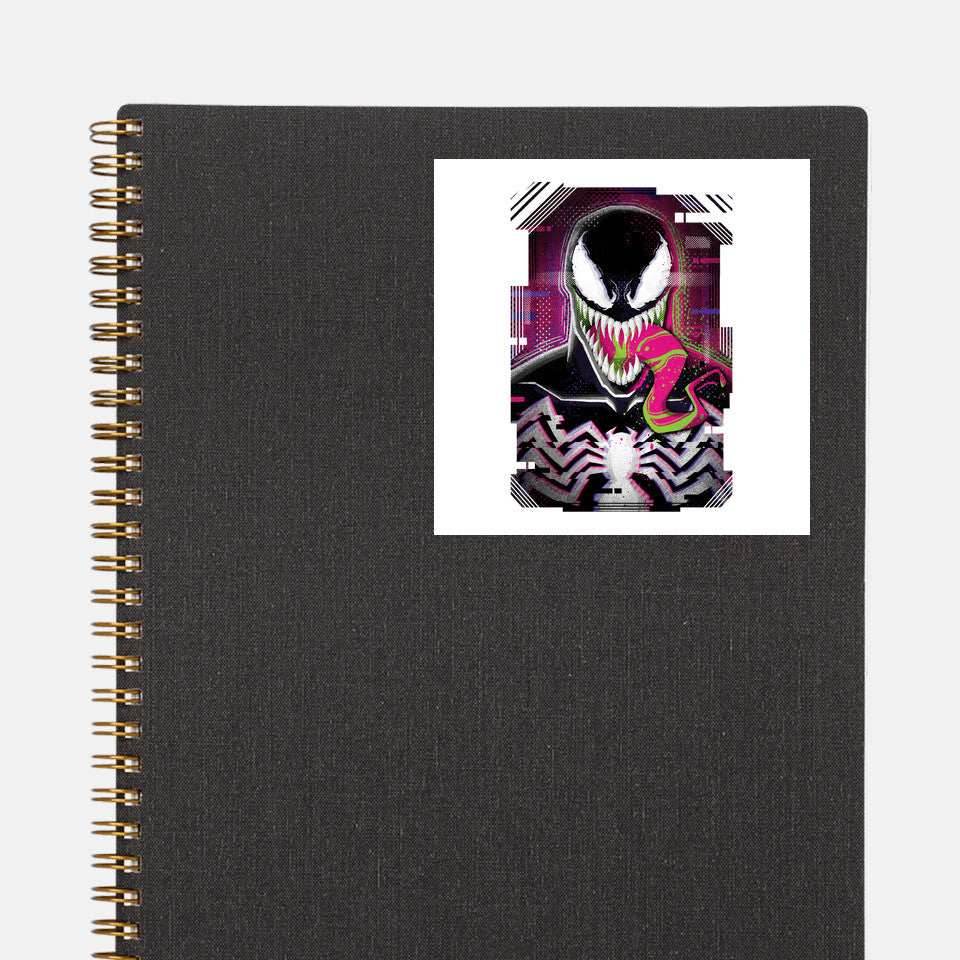 Venom Glitch - None / Red / 3x3