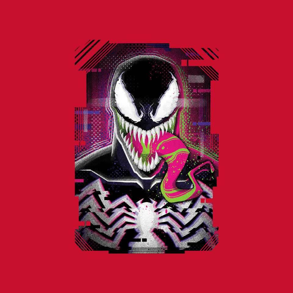 Venom Glitch - Mens / Red / S