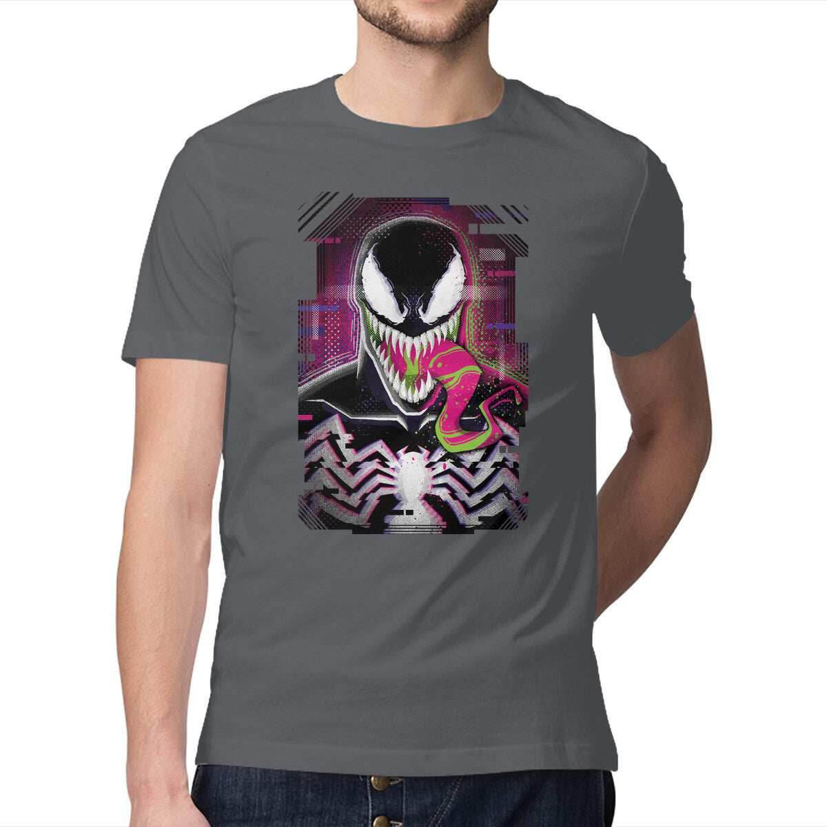 Venom Glitch - Mens / Red / S