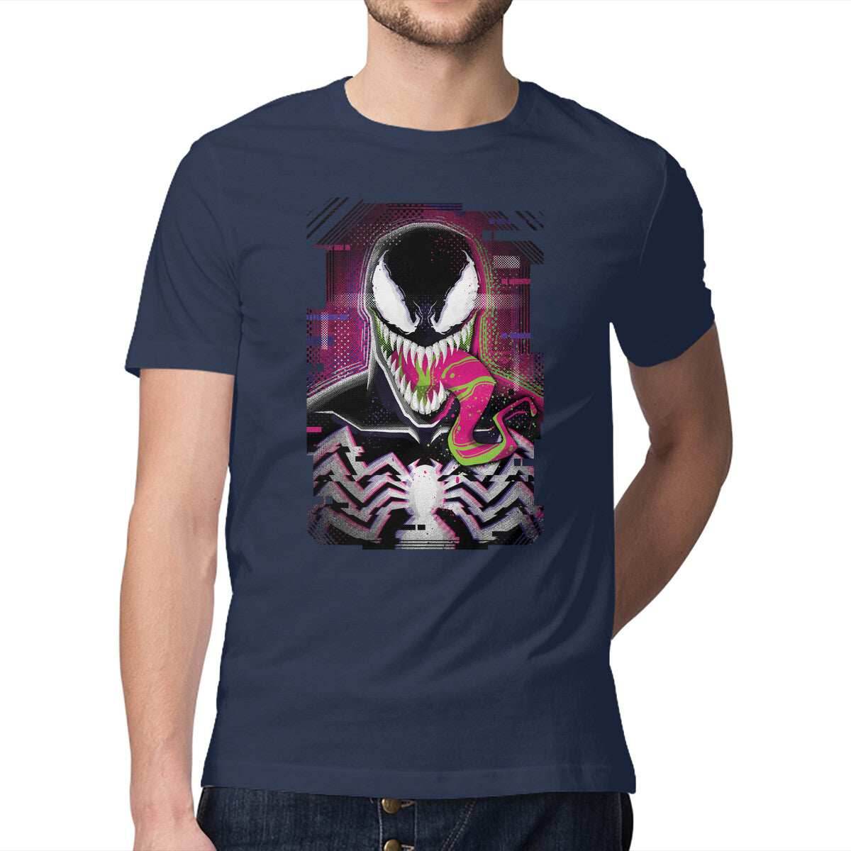 Venom Glitch - Mens / Red / S