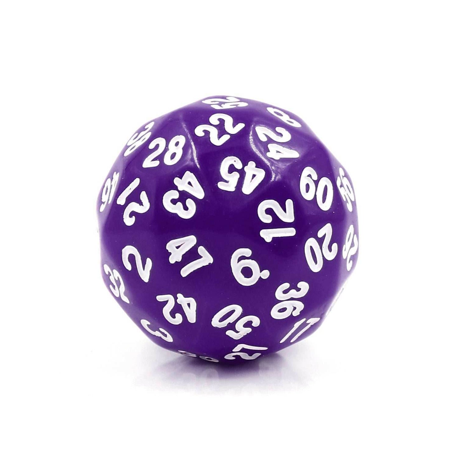 D60 Purple Opaque Single Die 60 Sided/s by HDdice / HengDadice - 