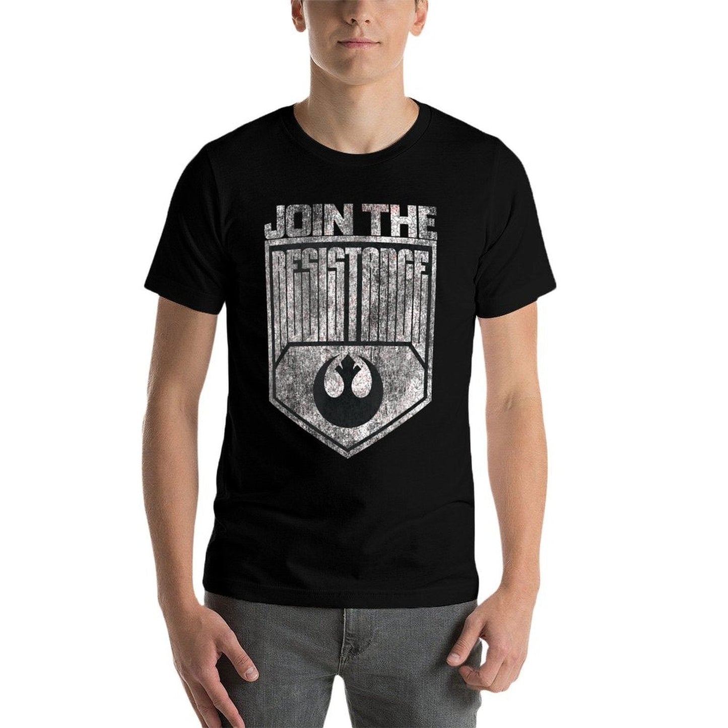 Star Wars Join The Resistance Distressed Center Rebel Badge  Breathable T-Shirt