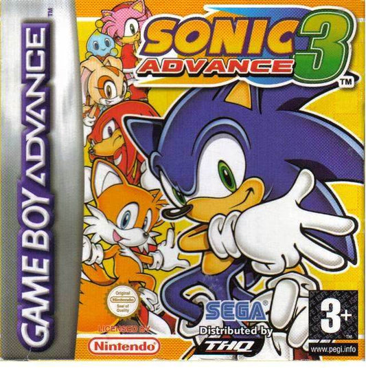 Sonic Advance 3 [European Import] (Gameboy Advance) - Game Manual Only