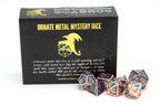 Solid Metal Molded Mystery Box Dice Set - 