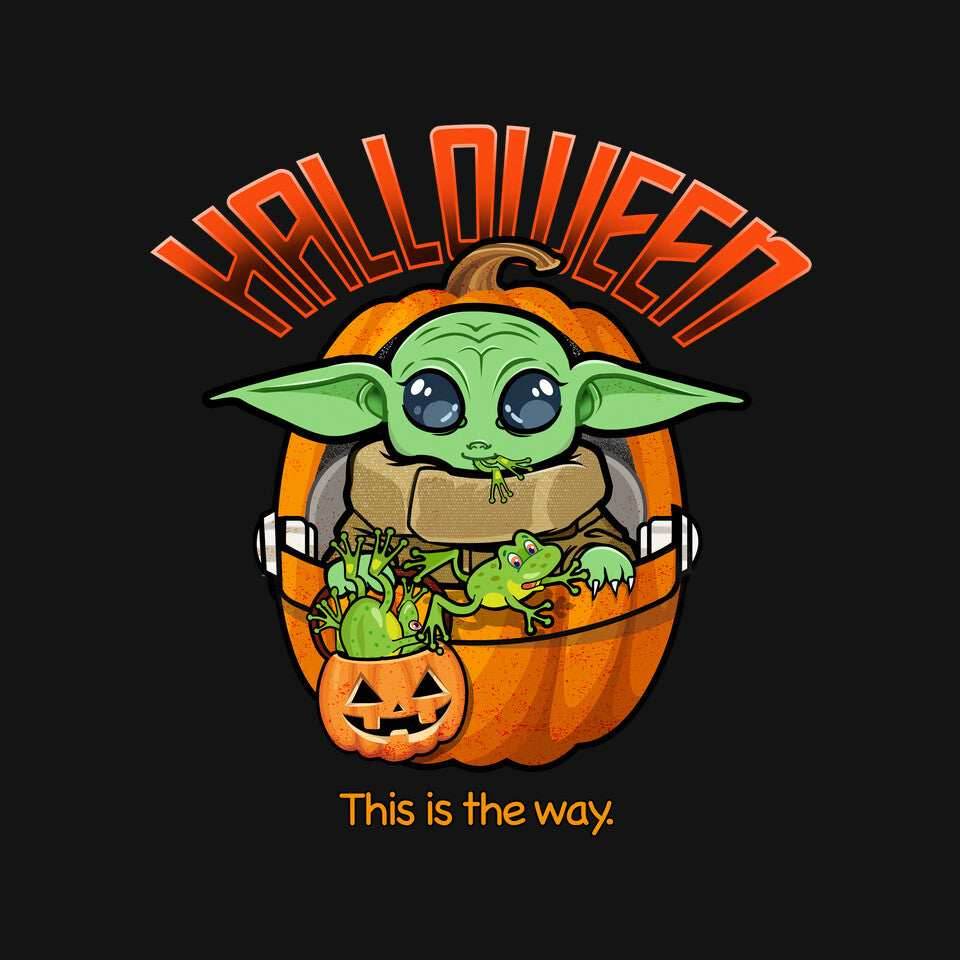 Halloween This Is The Way - None / Black / 12x16