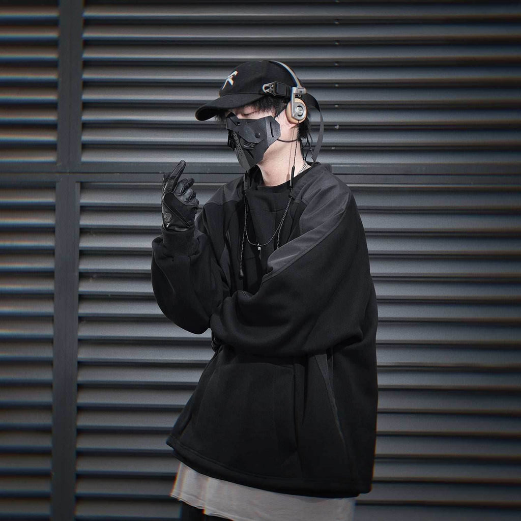 HiH55 Patchwork I-Tech Crewneck - M