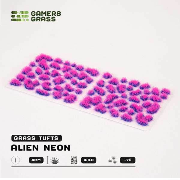 Gamers Grass Tufts: Alien Tufts- Neon 4mm- Wild - 